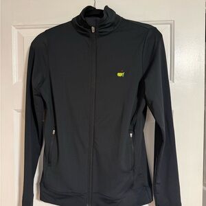 Women's Black Utility Jacket with Embroidered Logo masters